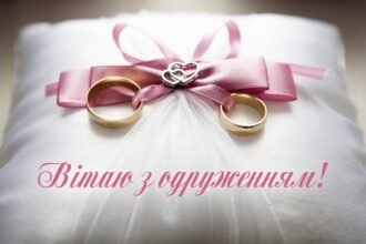 короткі привітання з весіллям своїми словами
